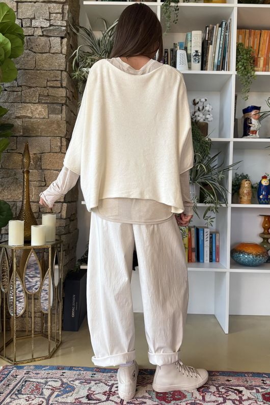 Conrad Layer Knit Vanilla - **